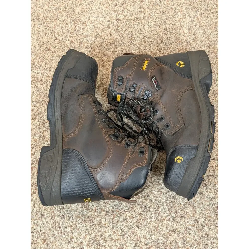 Wolverine Work Boots Mens Size 8.5 EW EPX Steel Toe Brown Leather Waterproof